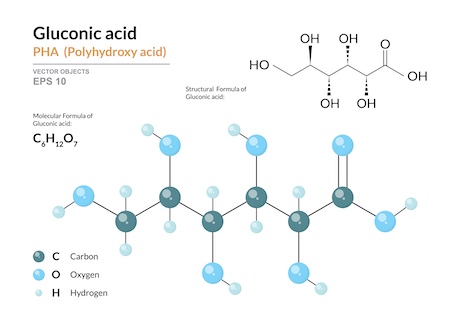 gluconic-acid-pha-peeling Gluconolacton - Wirkstoff von PHA-Peelings