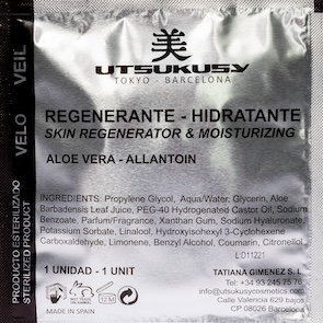 Regenerationsmaske mit Aloe Vera und Allantoin von Utsukusy, ideal nach Fruchtsäurepeeling